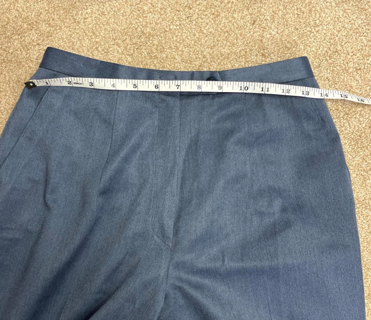 Wool Blue Blazer and Pants Set - photo 5