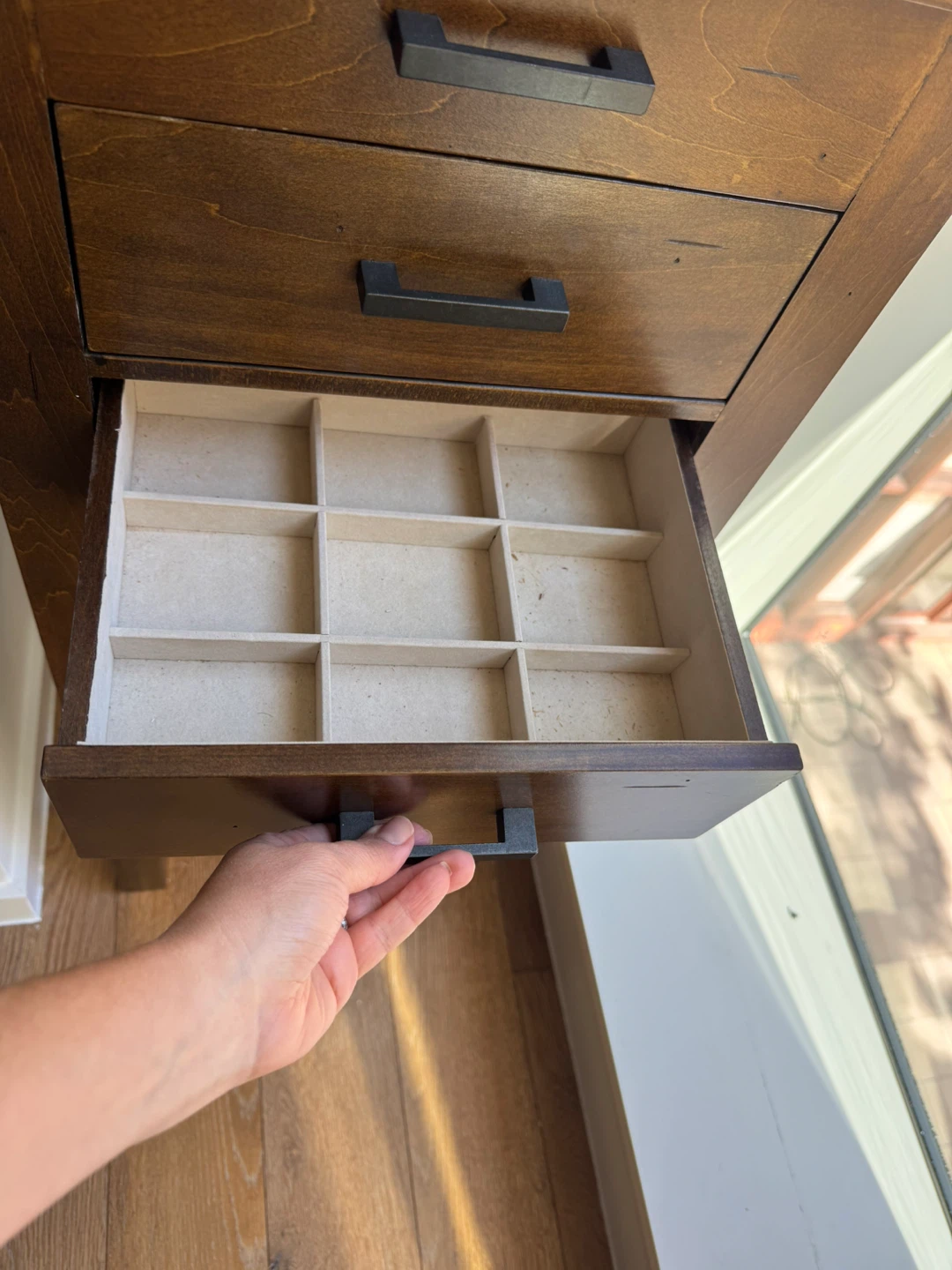 Tall Wooden Drawer Chest - photo 2