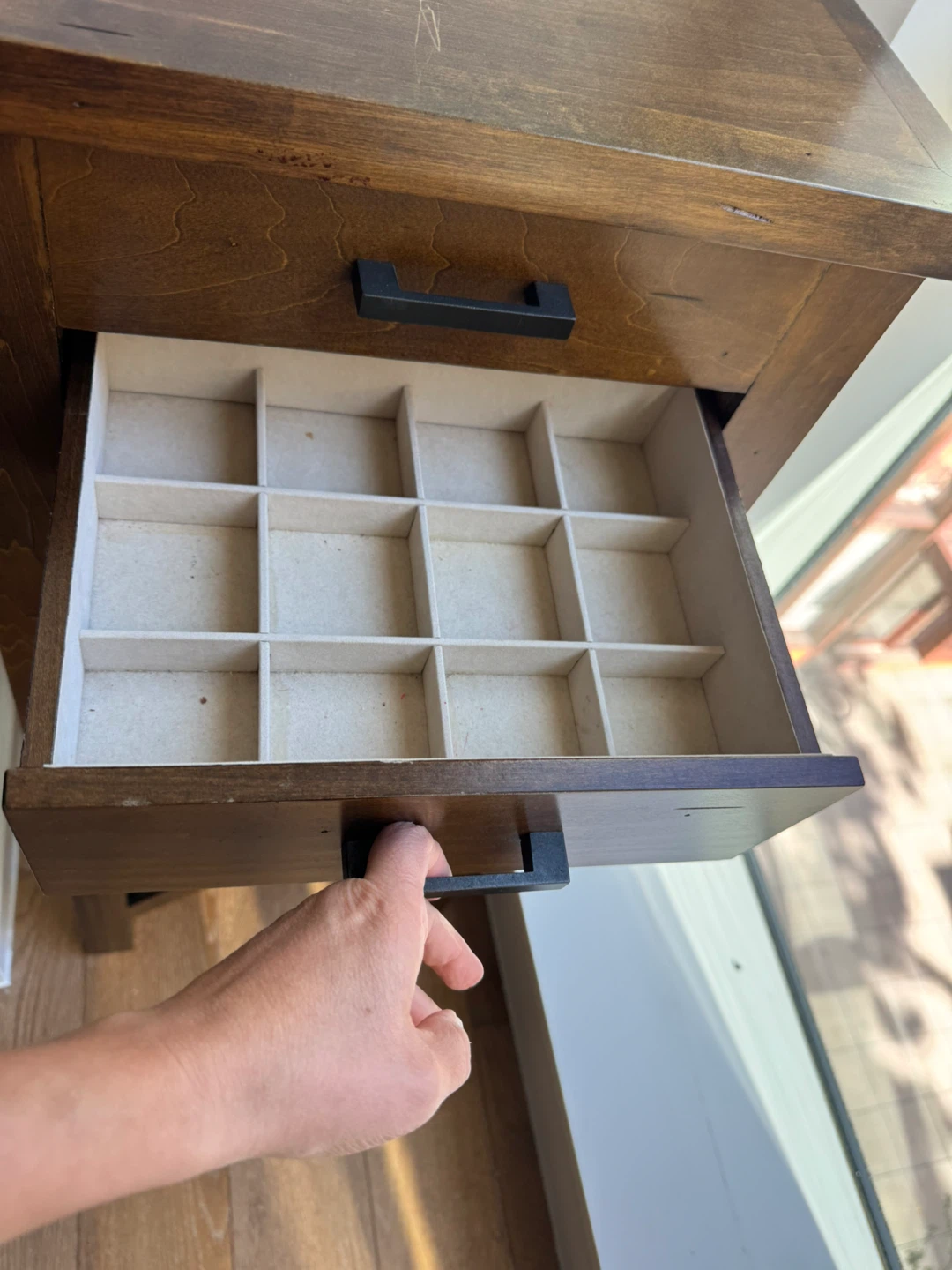 Tall Wooden Drawer Chest - photo 4