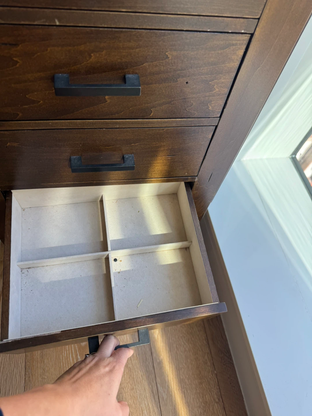 Tall Wooden Drawer Chest - photo 5
