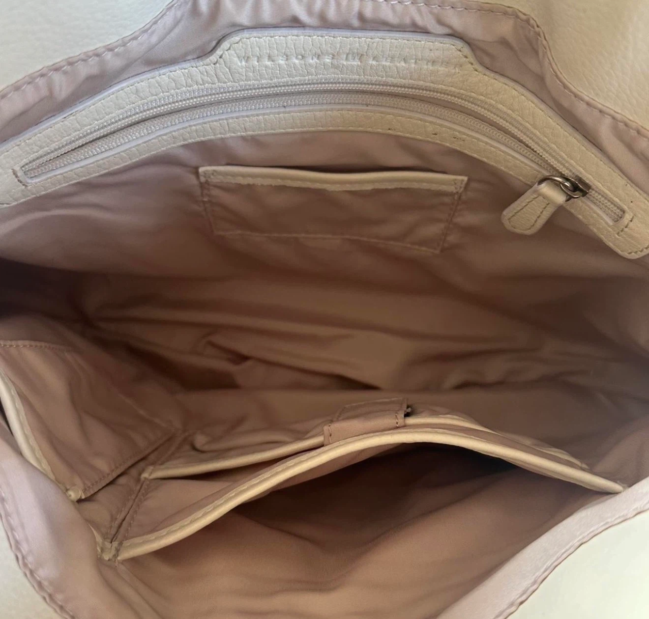 Wilsons Leather Cream Shoulder Bag - photo 2