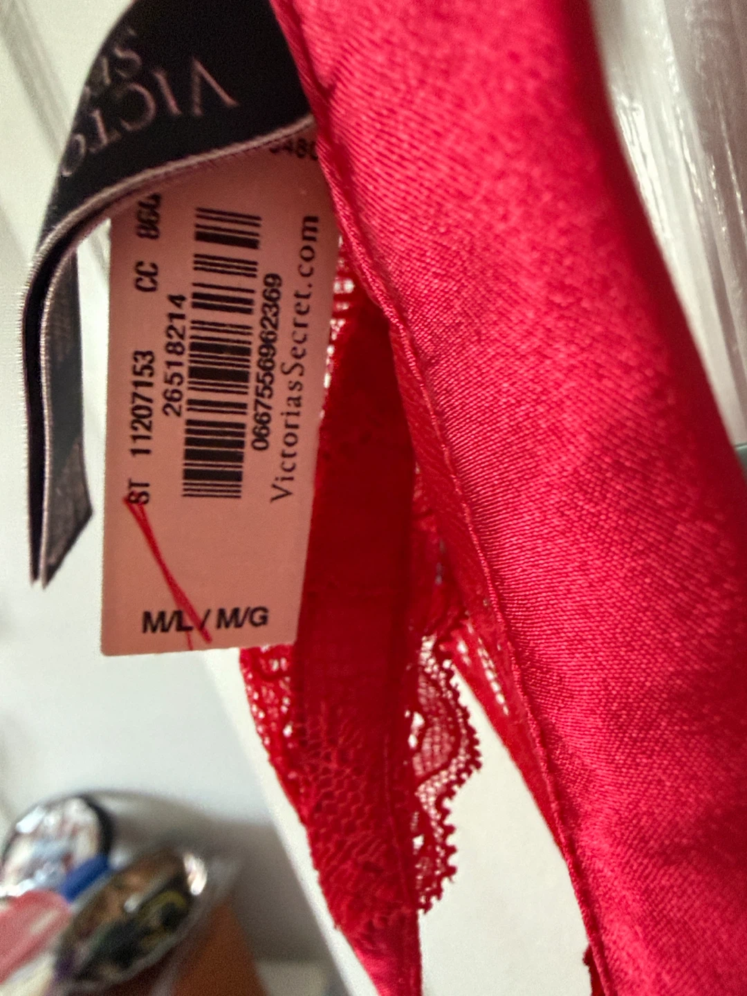 Victoria's Secret Red Rhinestone Garter Belt - photo 5