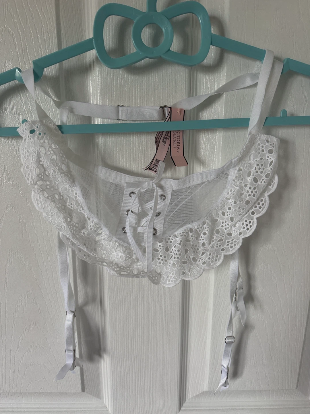 Victoria's Secret Dream Angels White Garter Belt - photo 2