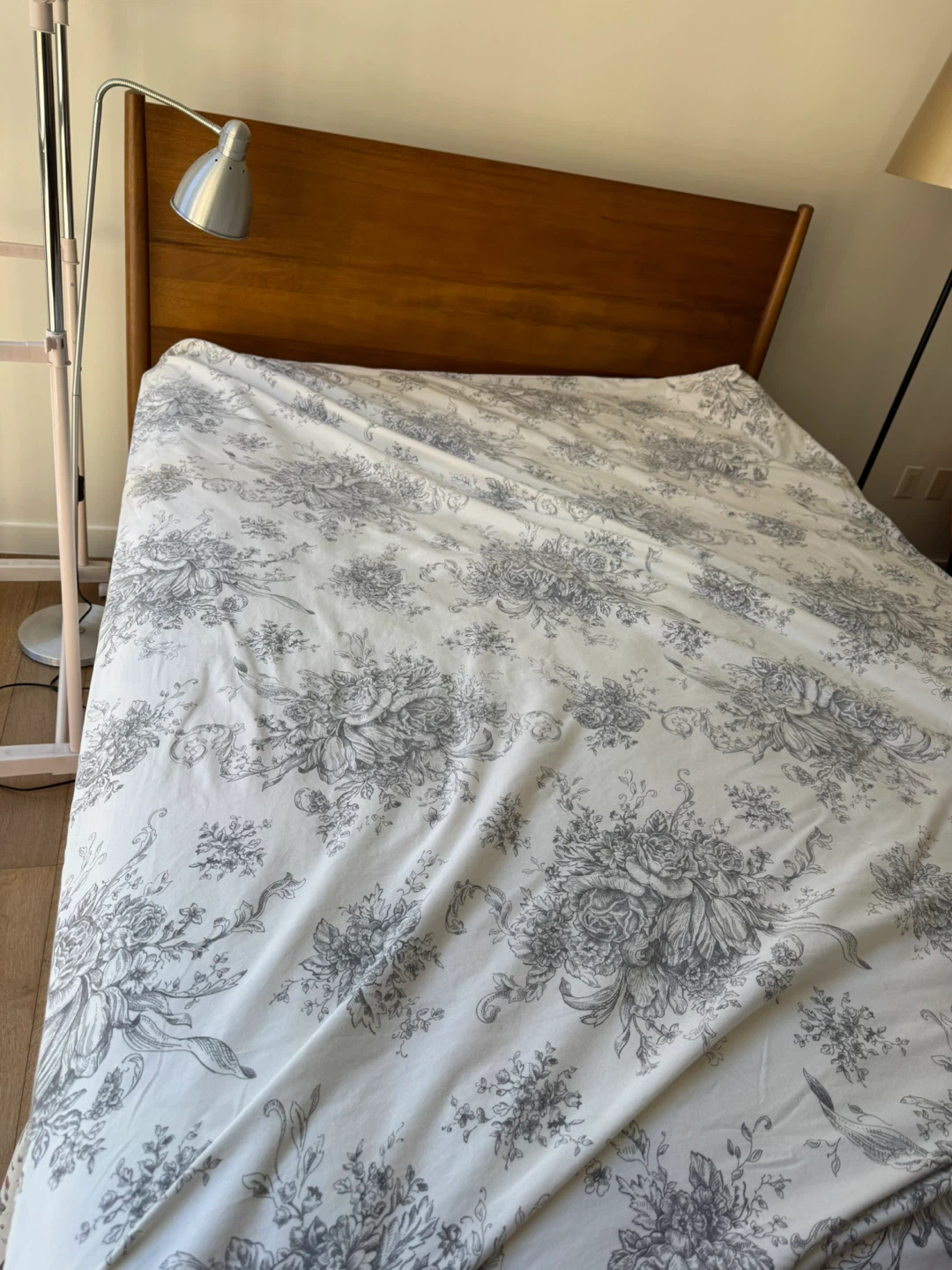 Mid-Century Modern Wooden Bed Frame - photo 2
