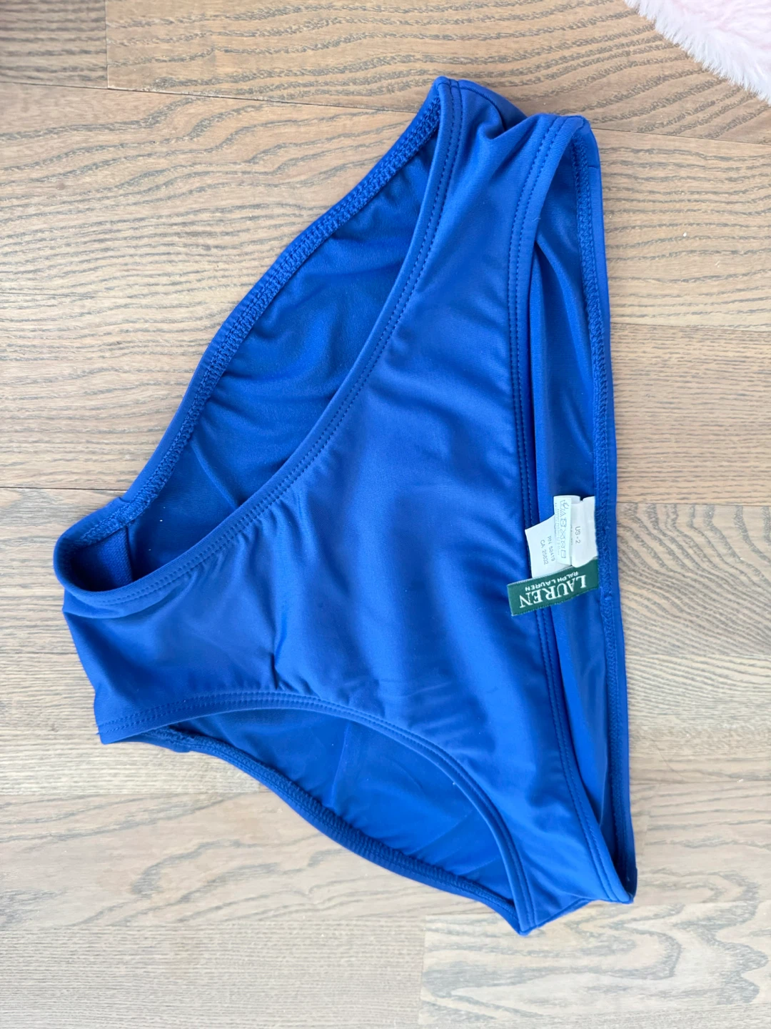New never wear Lauren Ralph Lauren Blue Bikini Bottom - photo 2