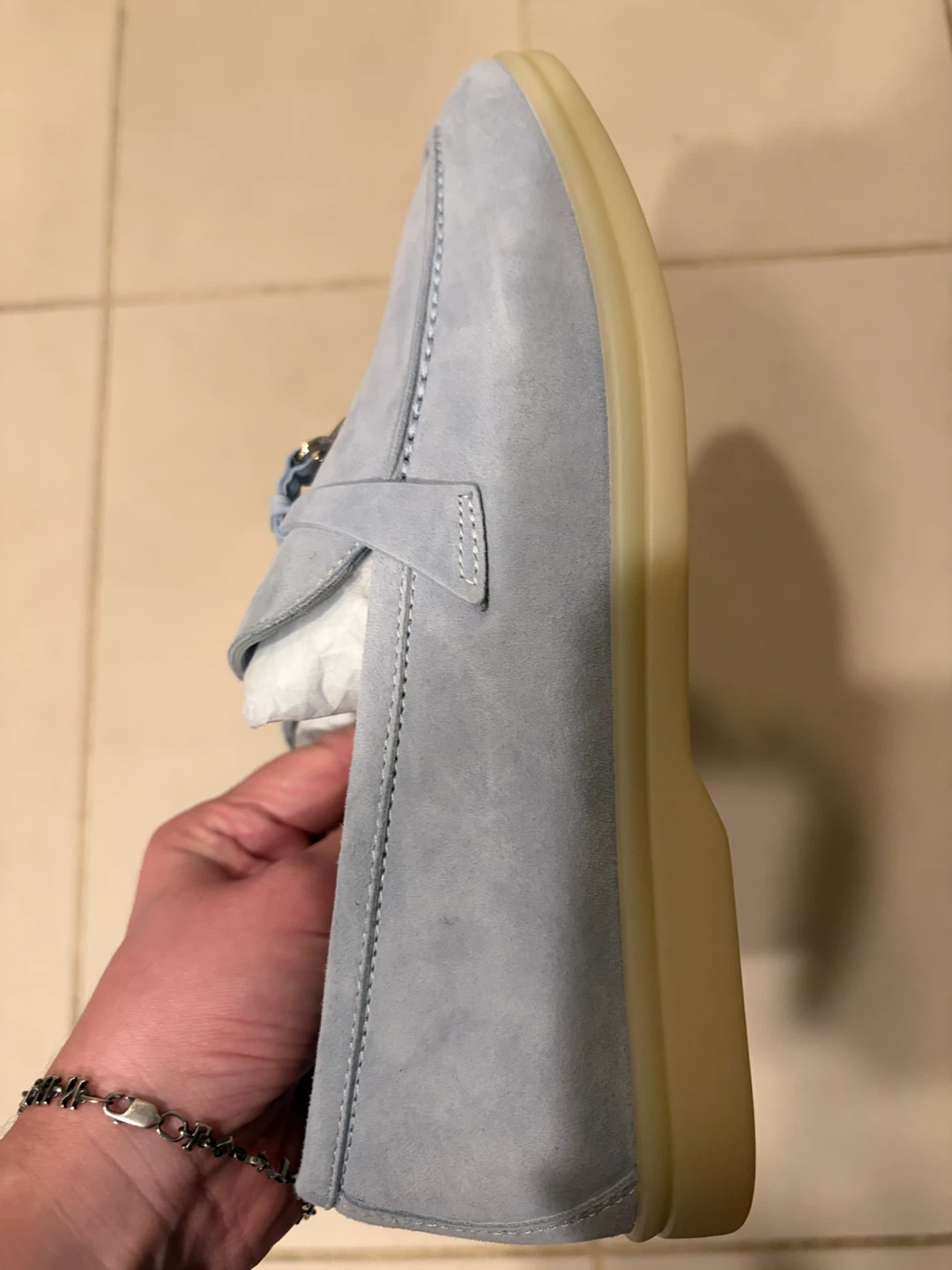 Loro Piana Loafers Light Blue - photo 2