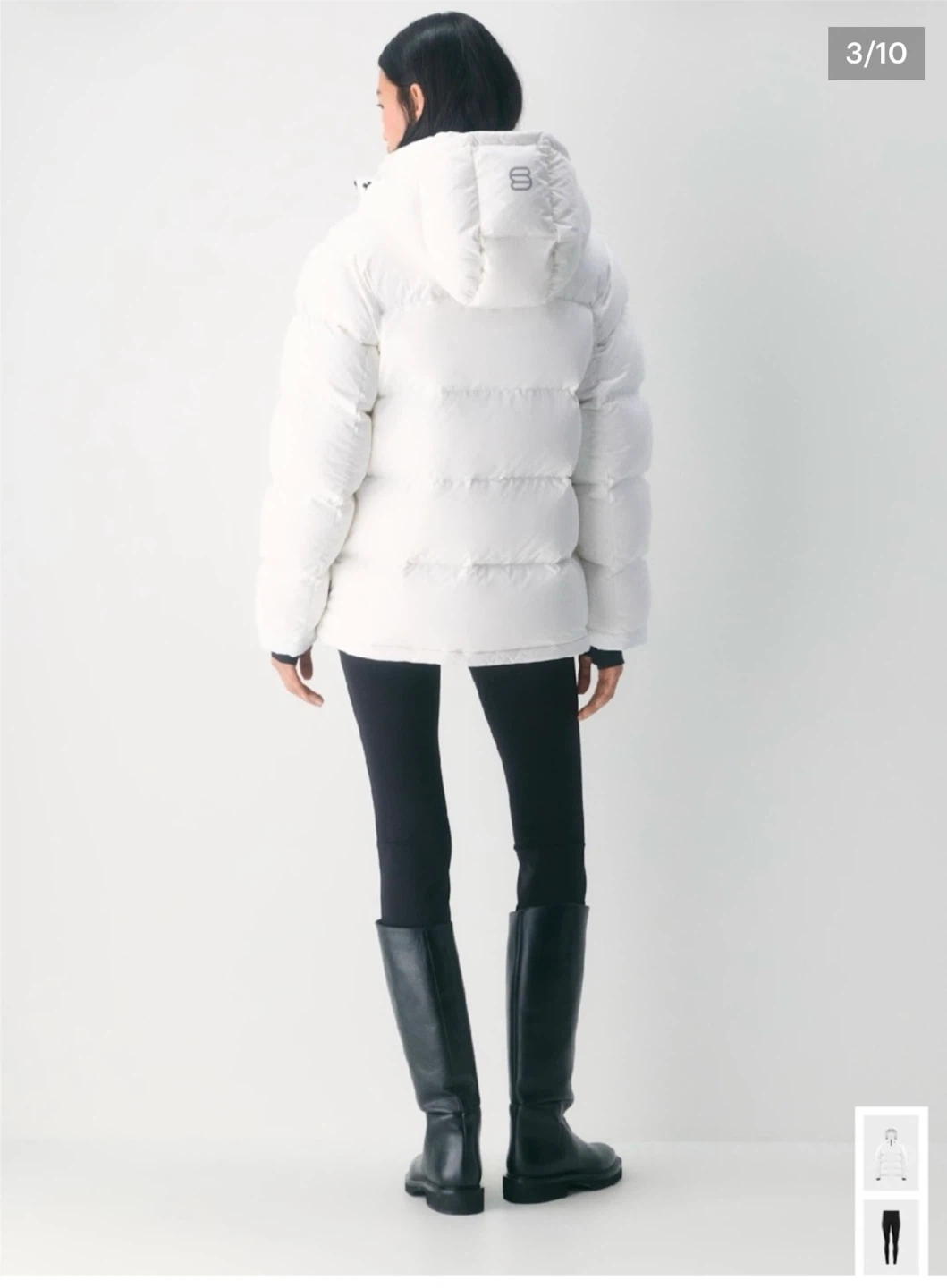 New Aritzia The Super Puff Original White Puffer Jacket 2XL - photo 3
