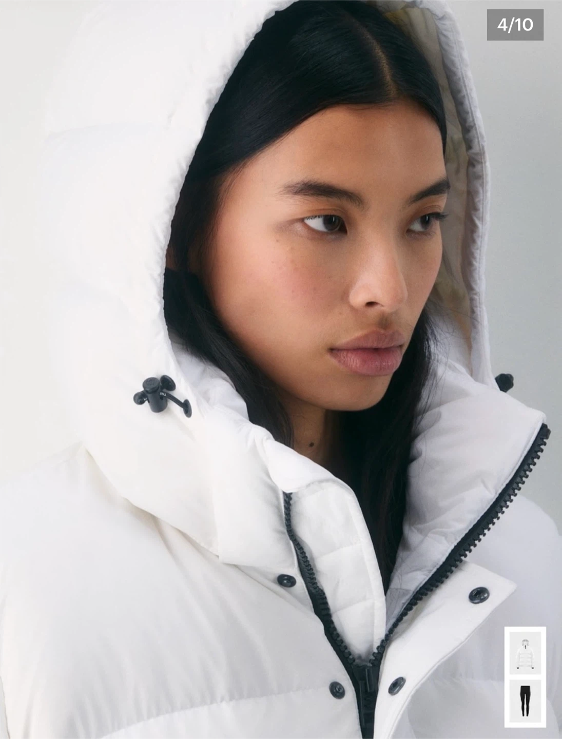 New Aritzia The Super Puff Original White Puffer Jacket 2XL - photo 4