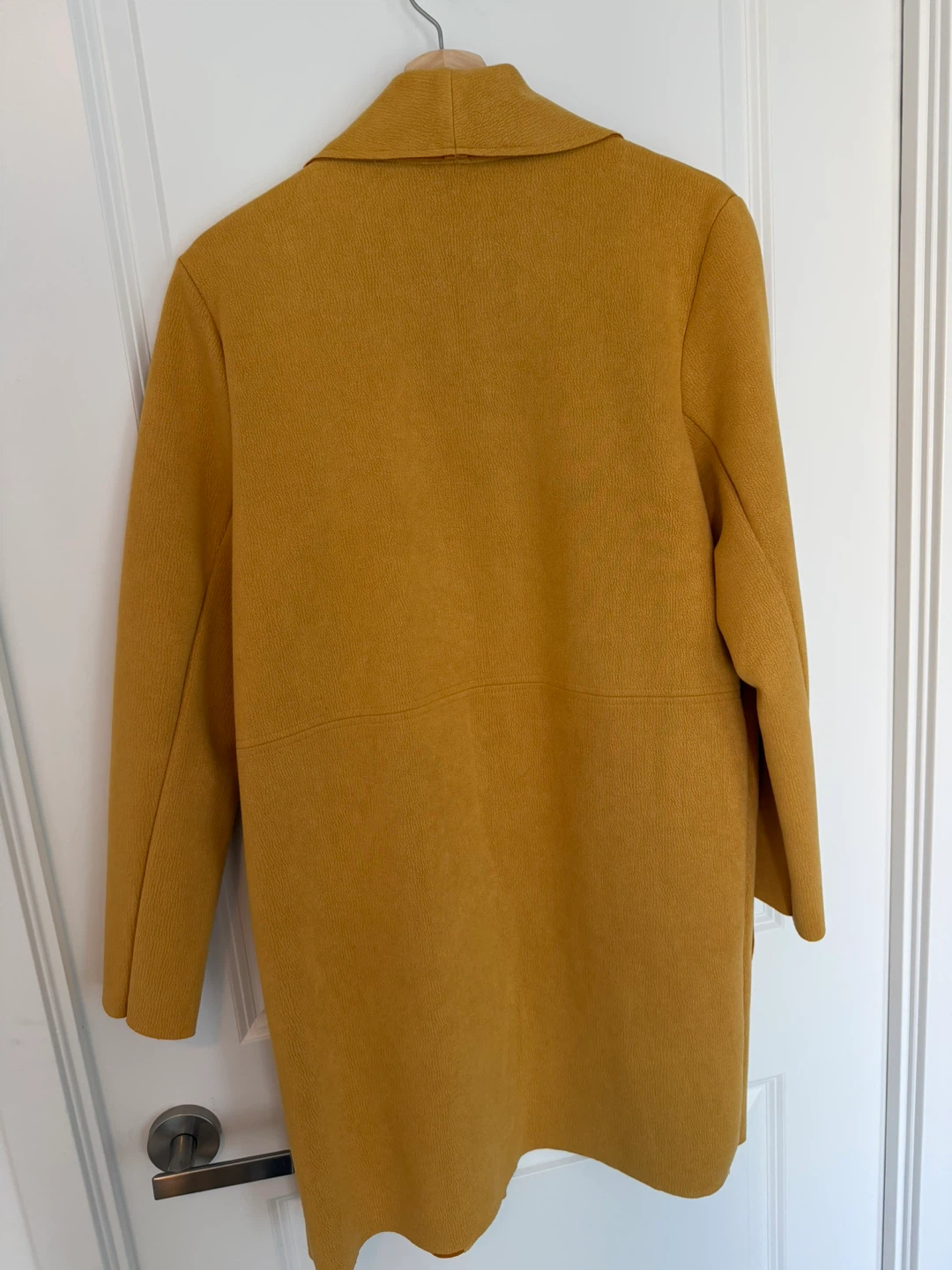 Zara Mustard Yellow Long Blazer - photo 2
