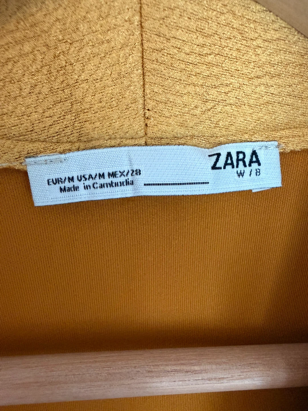 Zara Mustard Yellow Long Blazer - photo 3