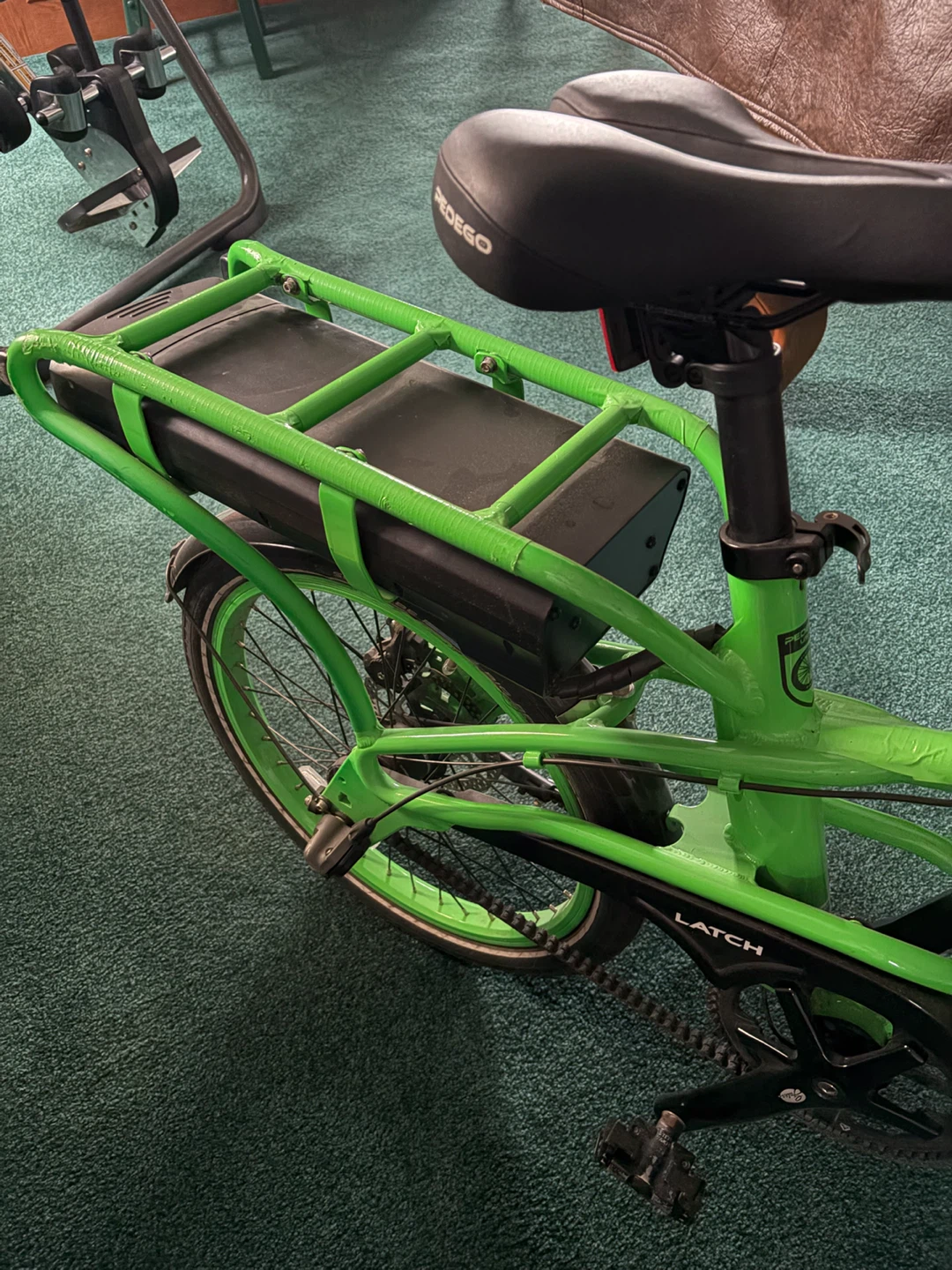 Pedego Latch Electric Folding Bike - Green - photo 4