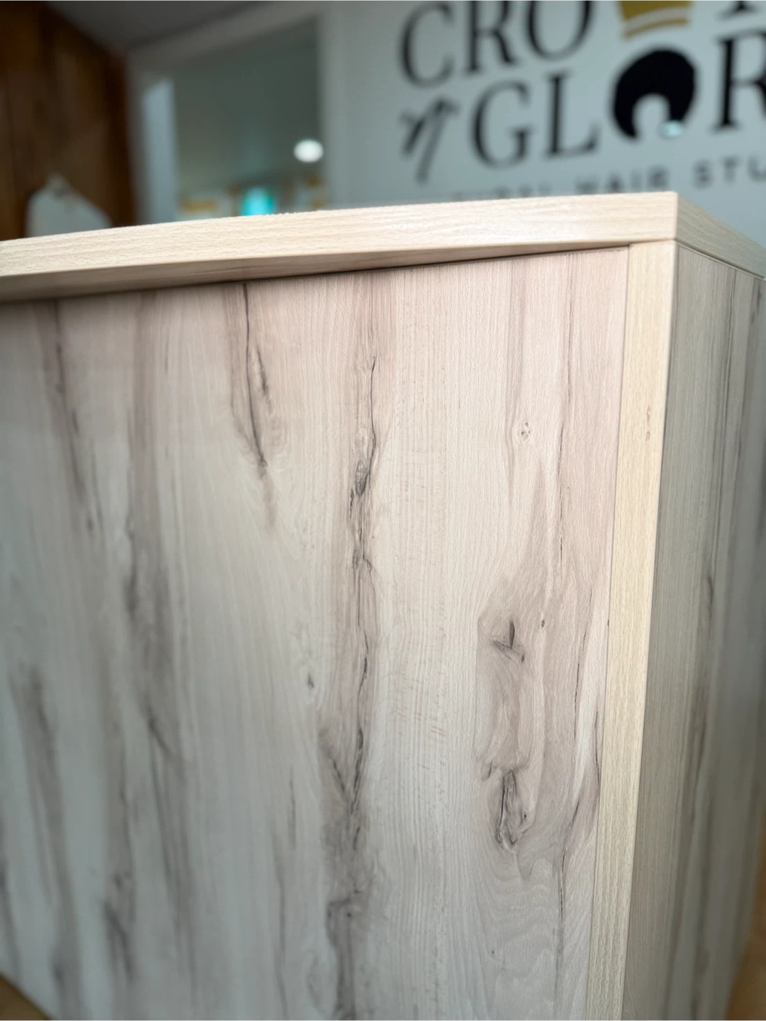 Reception Desk Wood Finish - photo 2