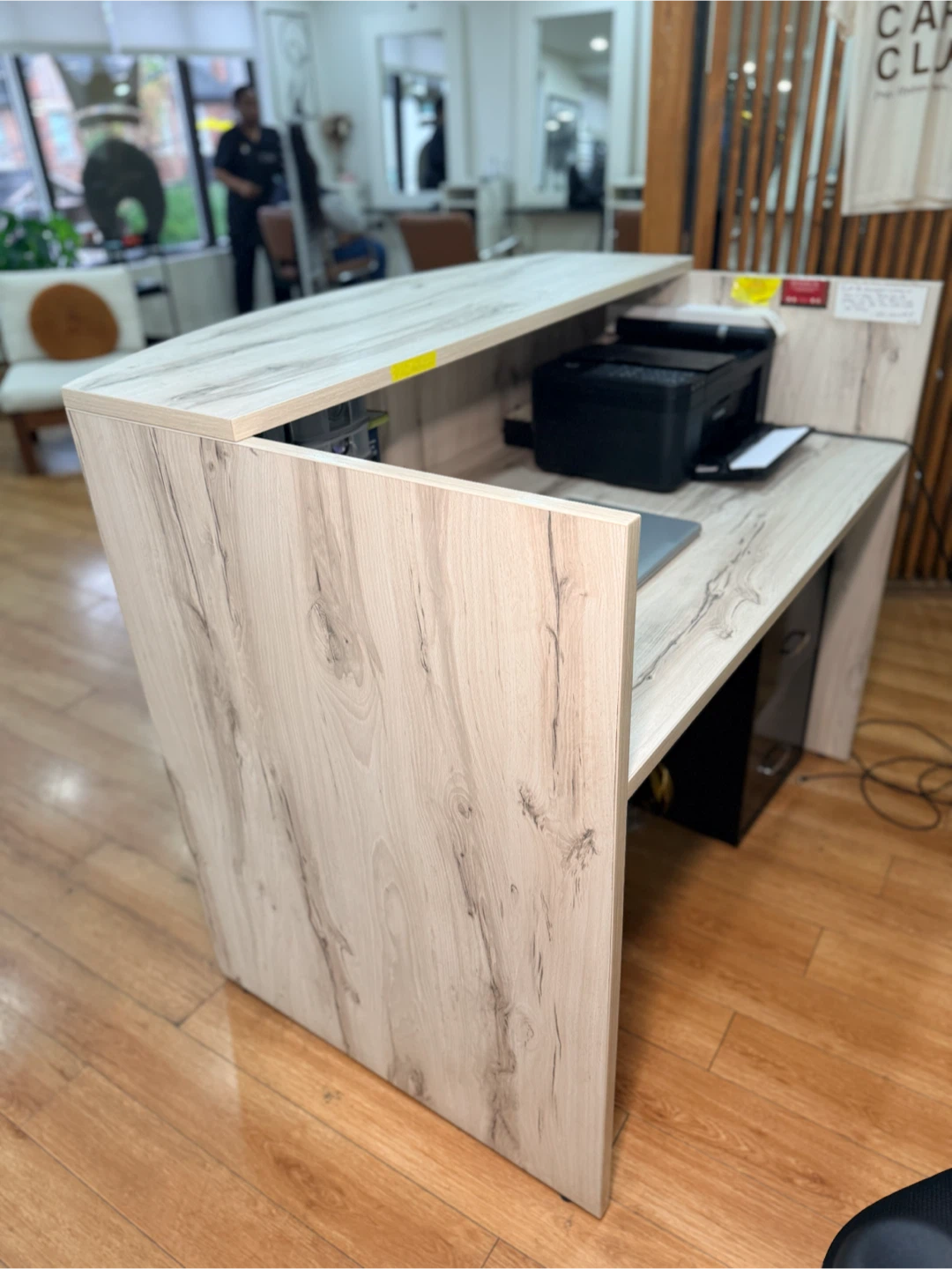 Reception Desk Wood Finish - photo 4
