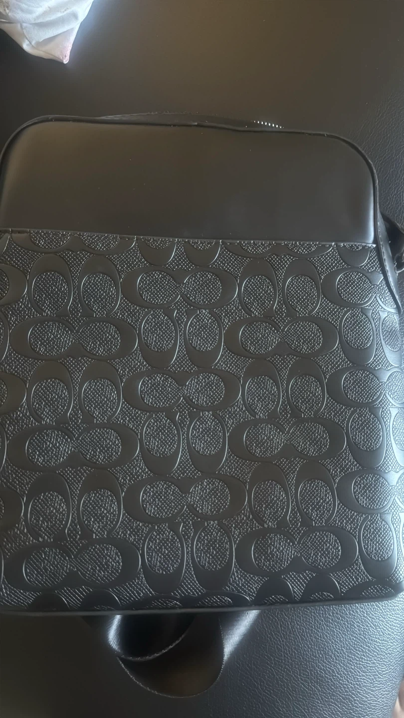 Coach Signature Embossed Messenger Bag