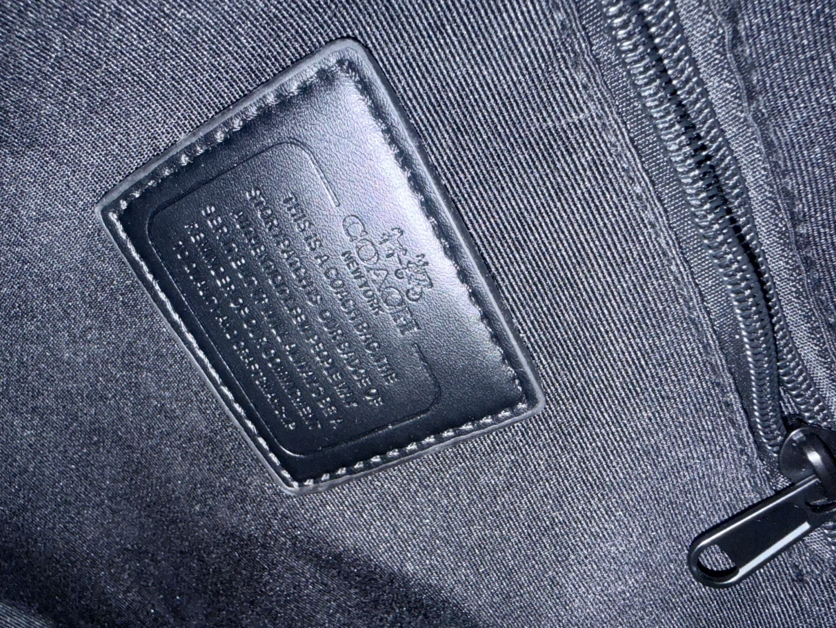 Coach Signature Embossed Messenger Bag - photo 5