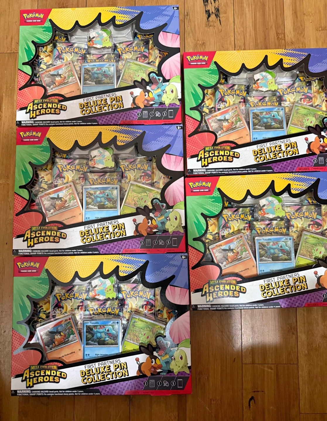 Pokemon Mega Evolution First Partners Deluxe Pin Collection