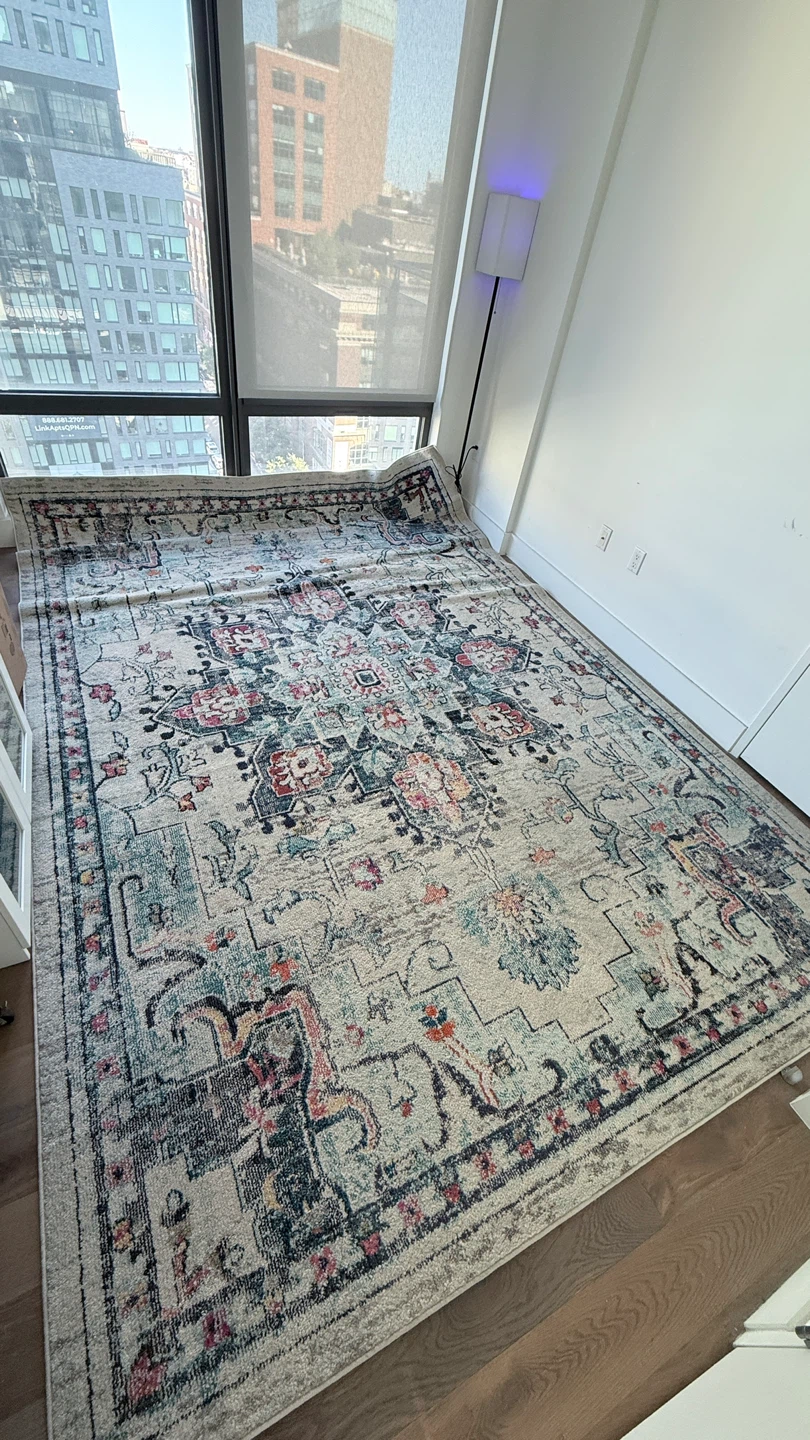 Safavieh Madison Cream/Blue 9' x 12' Area Rug (Model: MAD473B-9)