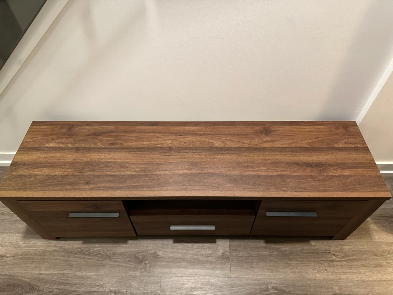 Structube Walnut Wood TV Media Console