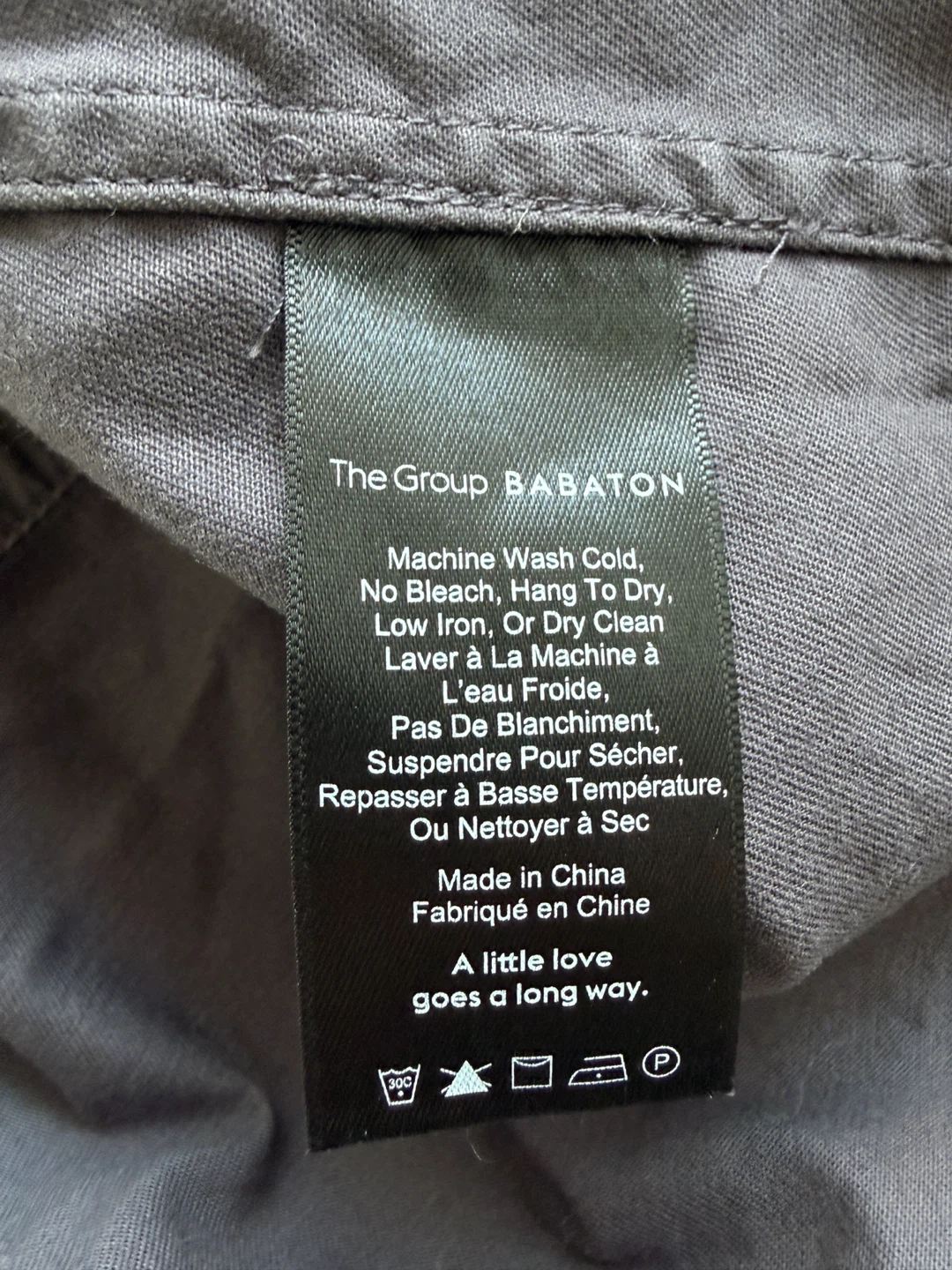 Aritzia Babaton Gray Lightweight Bomber Jacket - photo 5