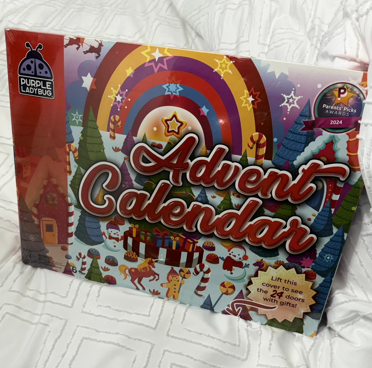 Purple Ladybug Advent Calendar 2024