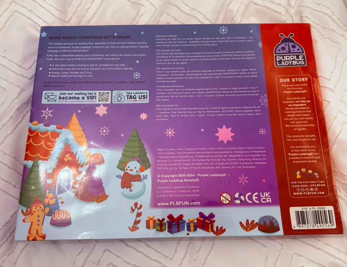 Purple Ladybug Advent Calendar 2024 - photo 3
