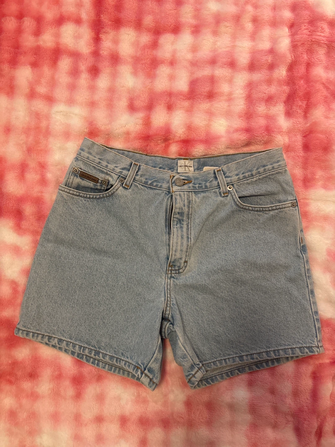 Calvin Klein Light Wash Denim Shorts