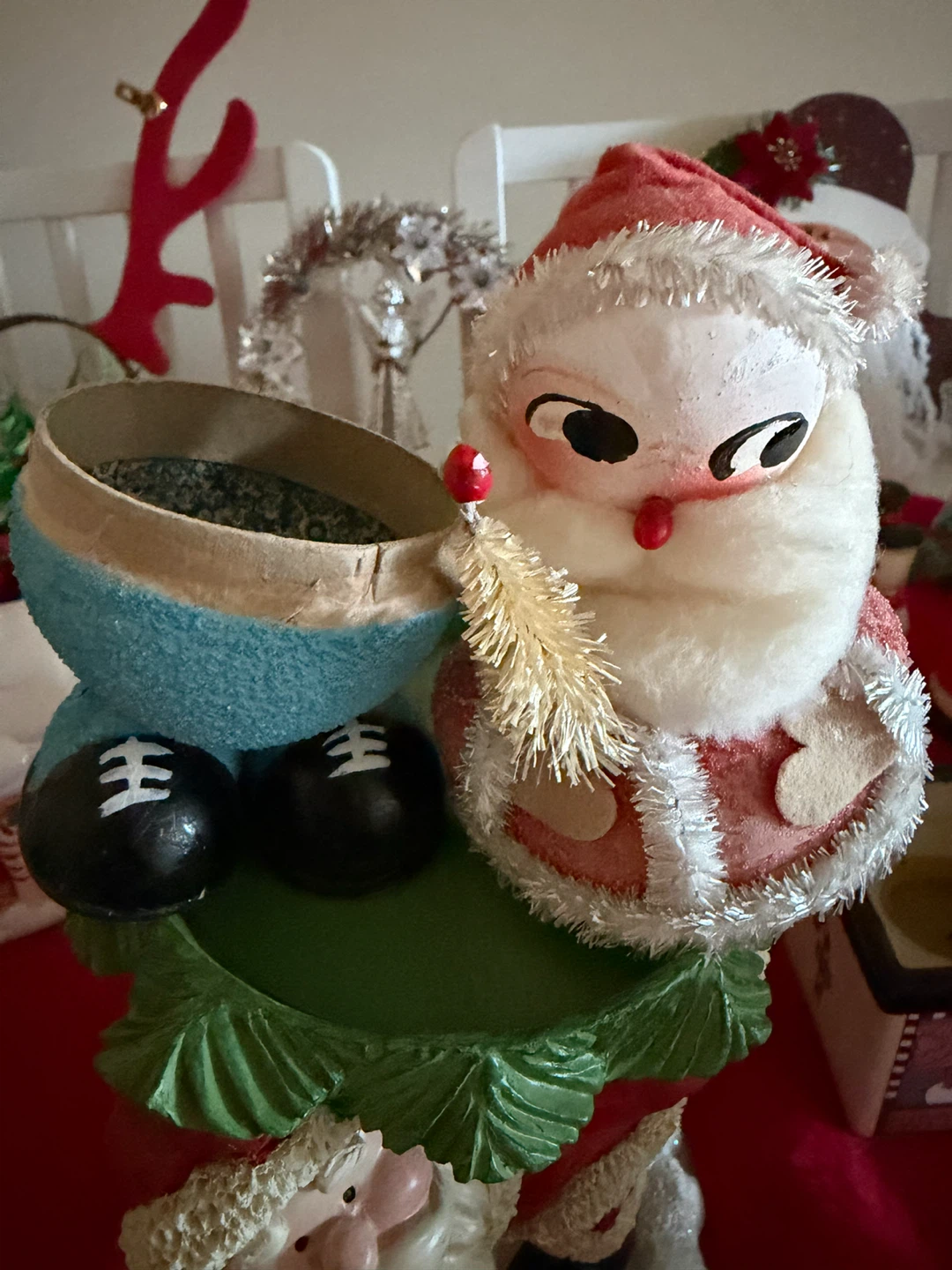 Vintage, 1960’s Era Santa gift holder - photo 2
