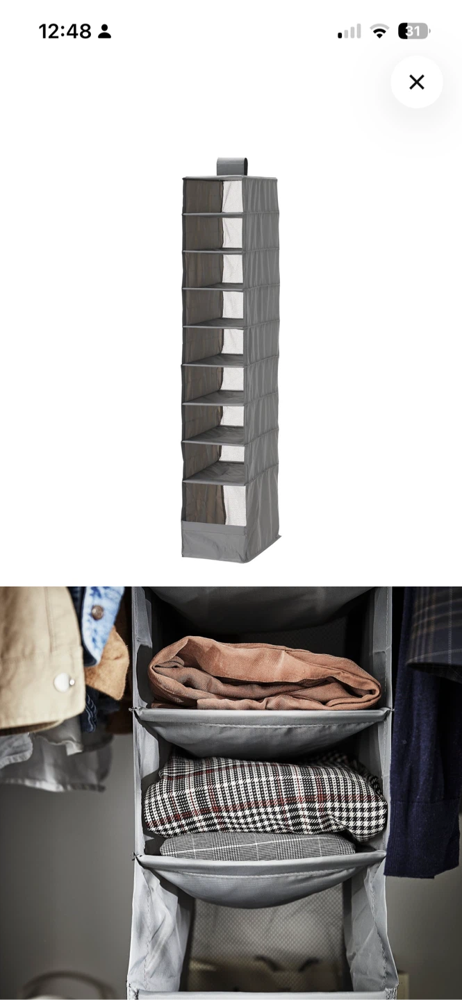 Hanging Closet Organizer - photo 2