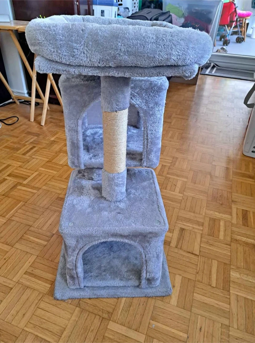 Grey Two-Level Cat Tree - photo 2