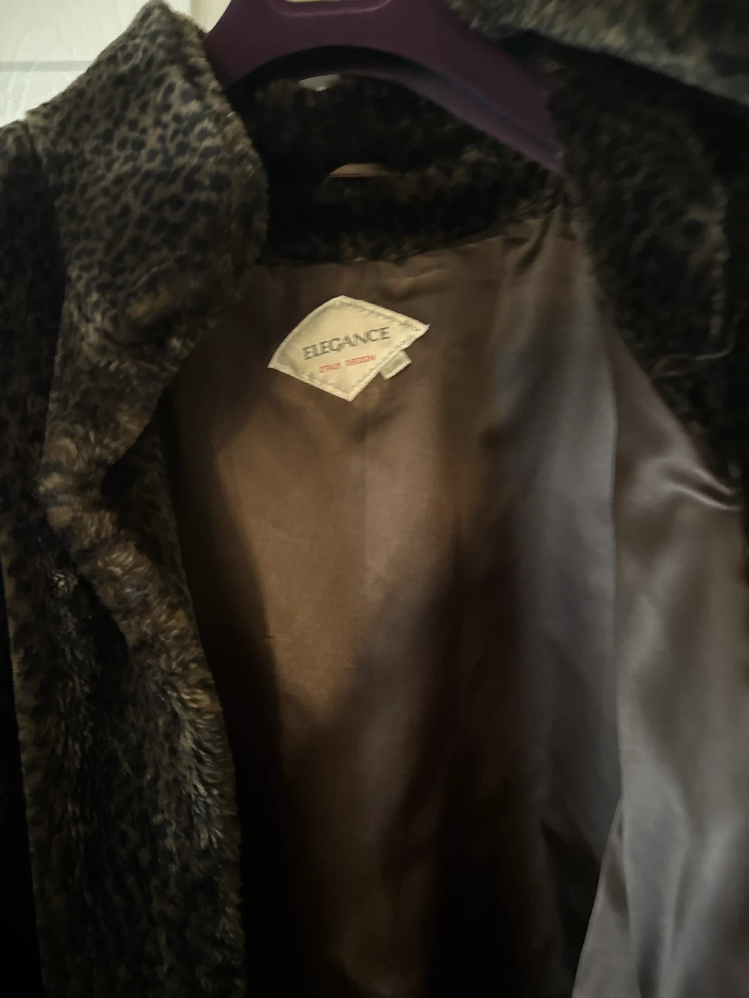 Elegance Faux Fur Leopard Print Coat - photo 2