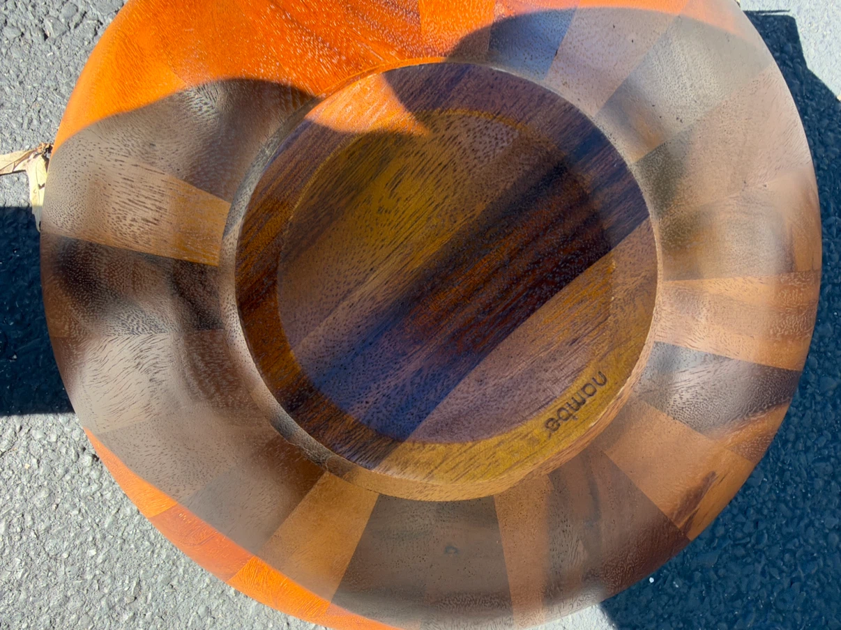 Wooden Salad Bowl with Serving Utensils - photo 4