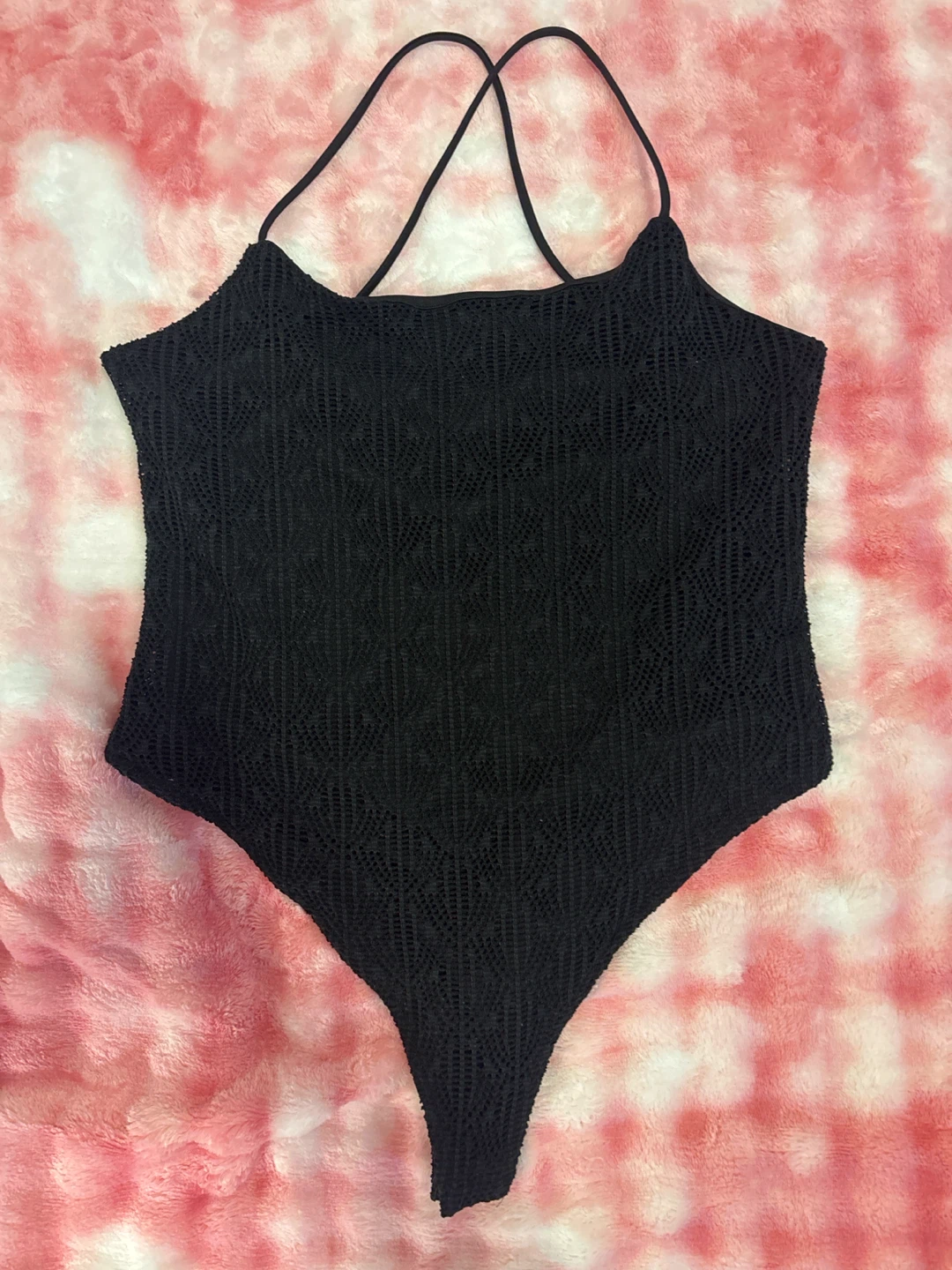 Black Crochet Bodysuit - photo 2
