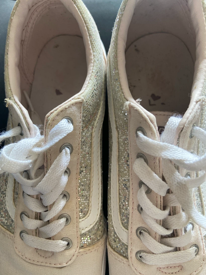 Vans Glitter Low-Top Sneakers Size 8 - photo 2