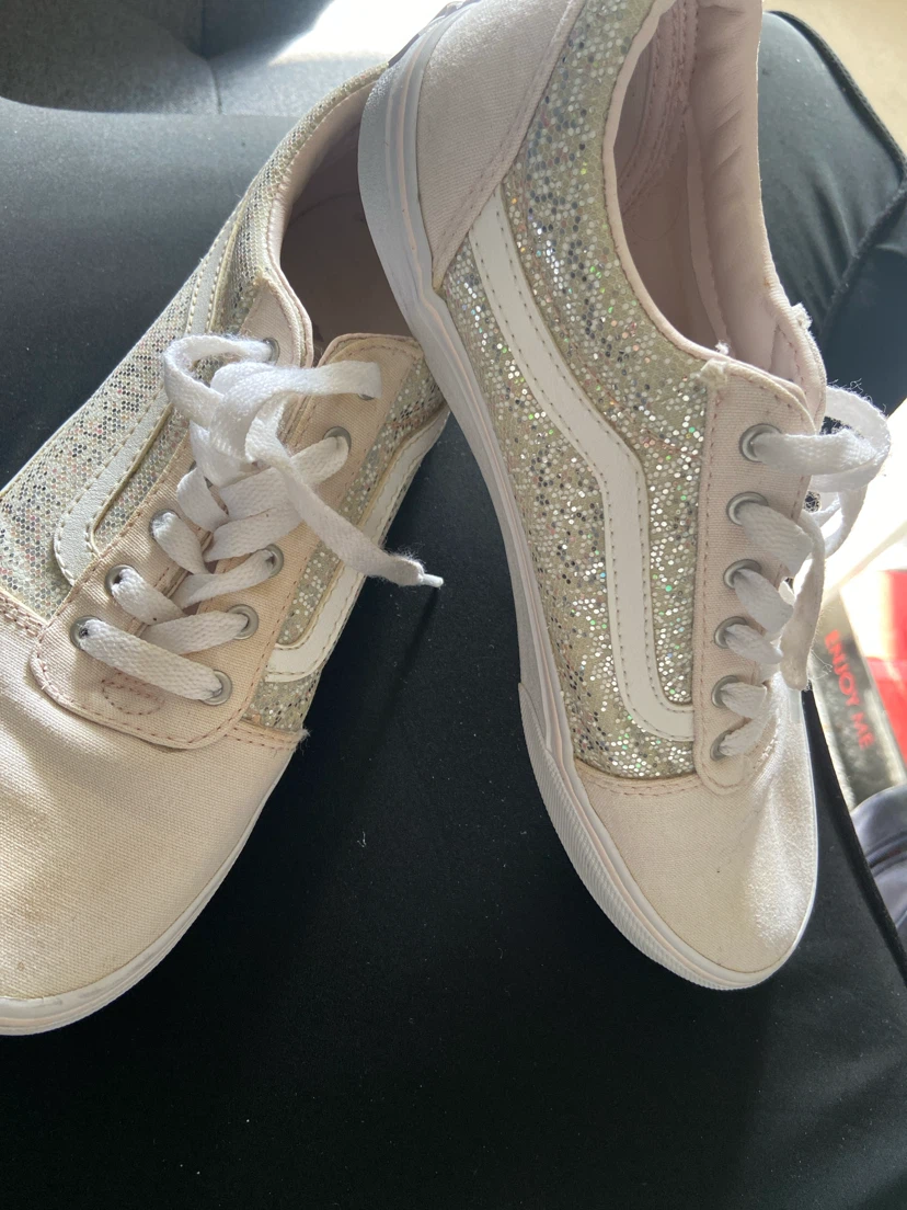 Vans Glitter Low-Top Sneakers Size 8 - photo 3