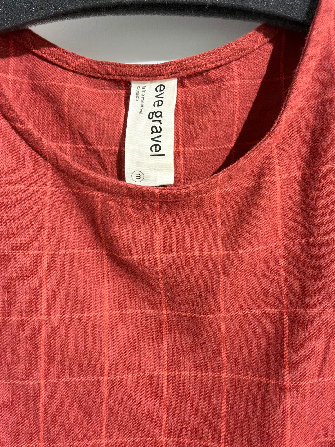 Eve Gravel Red Plaid Dress - photo 2