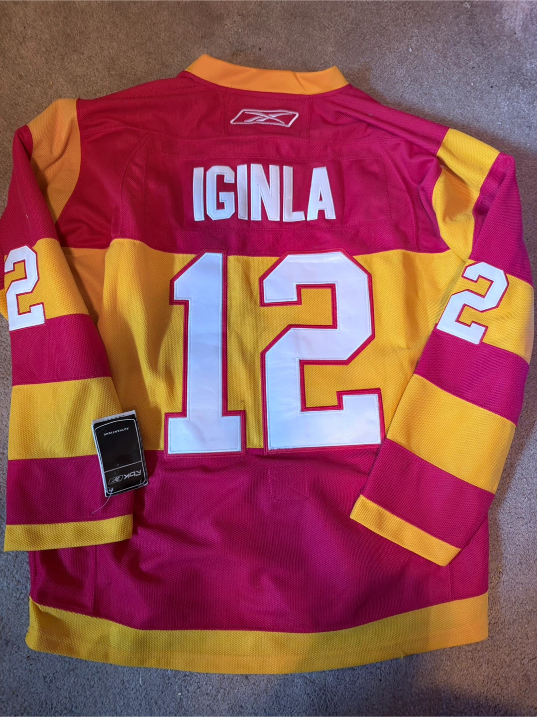 Reebok Calgary Flames Iginla Heritage Classic Jersey