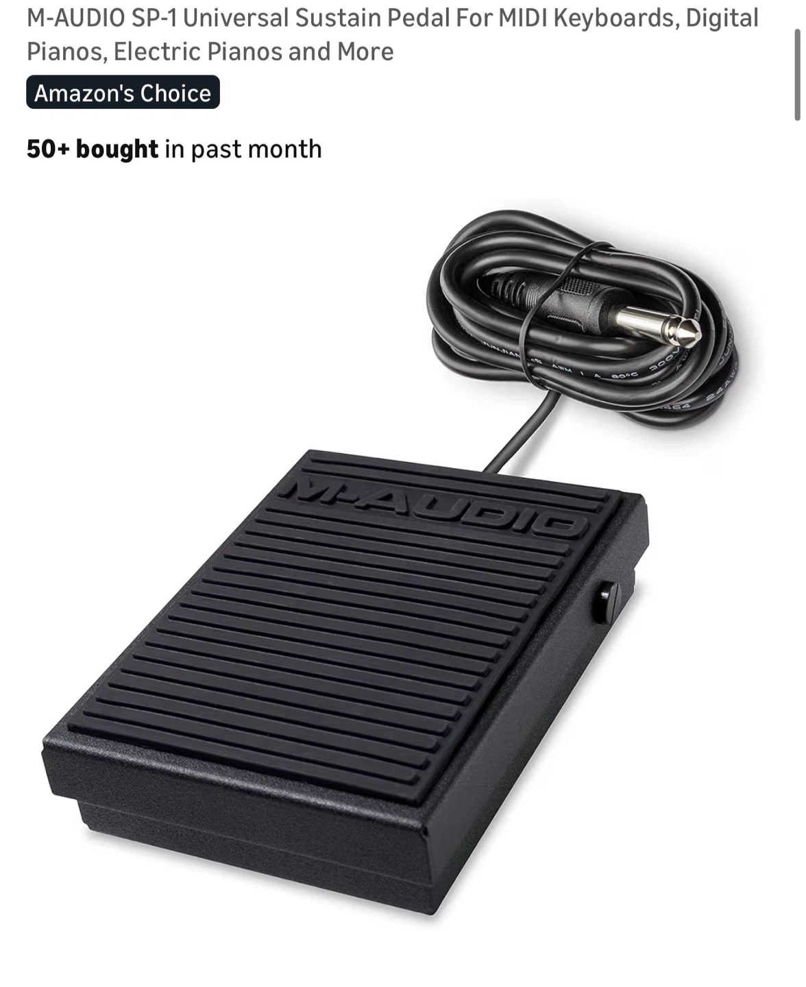 M-Audio SP-1 Universal Sustain Pedal