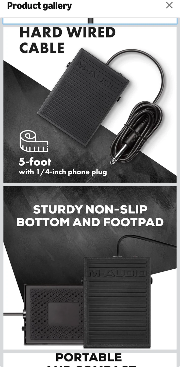 M-Audio SP-1 Universal Sustain Pedal - photo 2