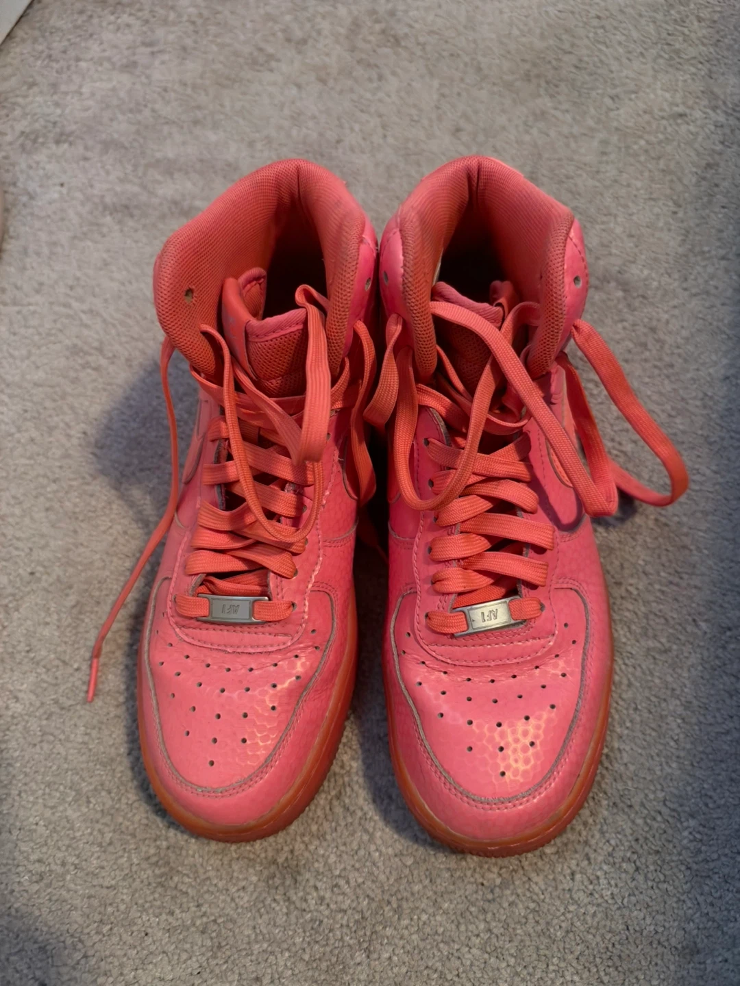 Nike Air Force 1 High Top orange