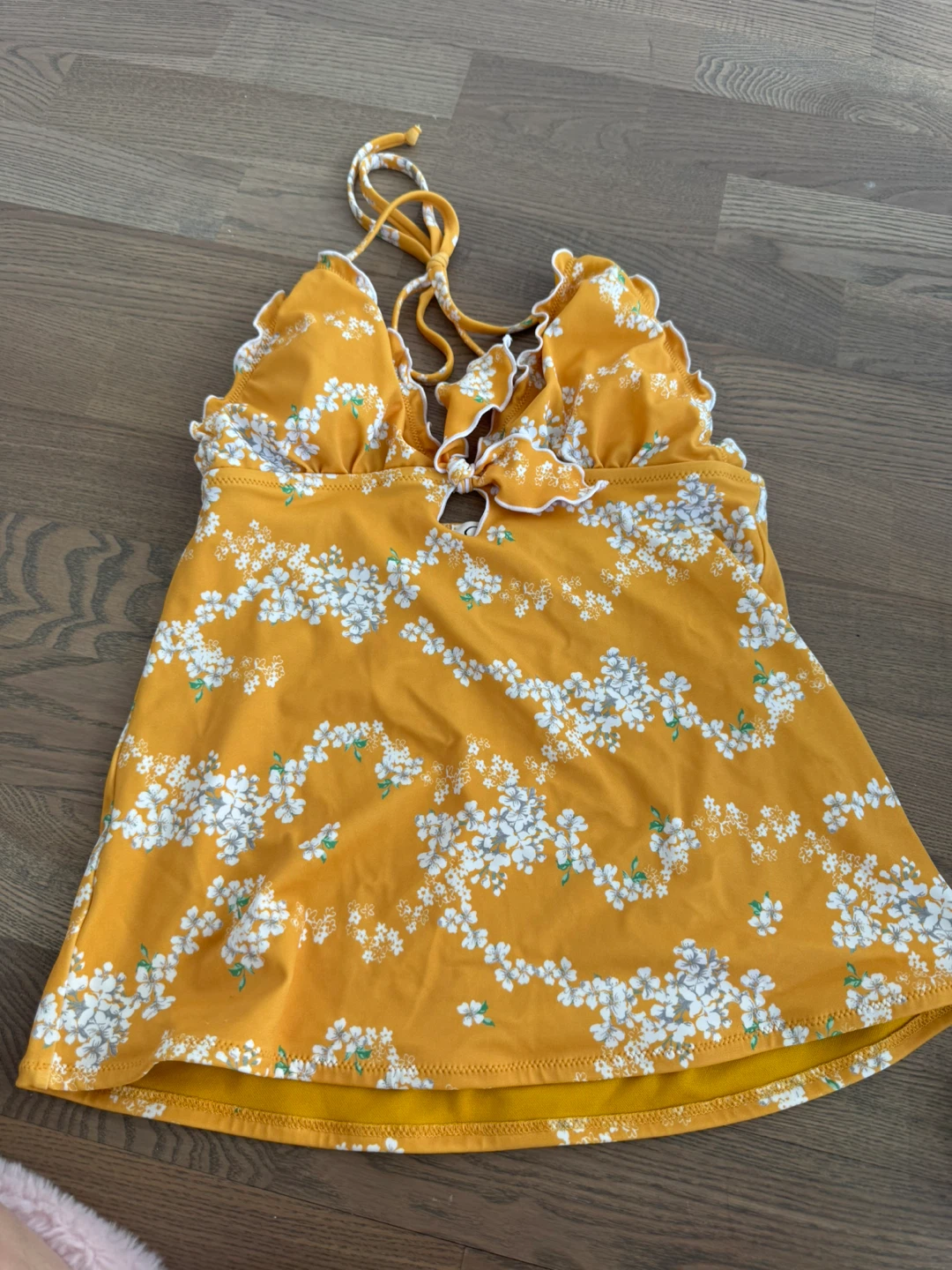 new：designer’s Floral Halter Tankini Top