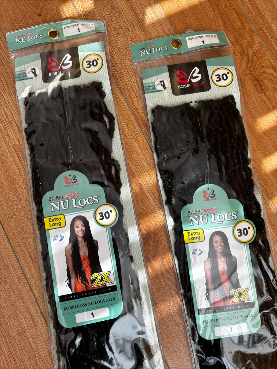 2 Packs Bobbi Boss Nu Locs 30 inch Jet Black