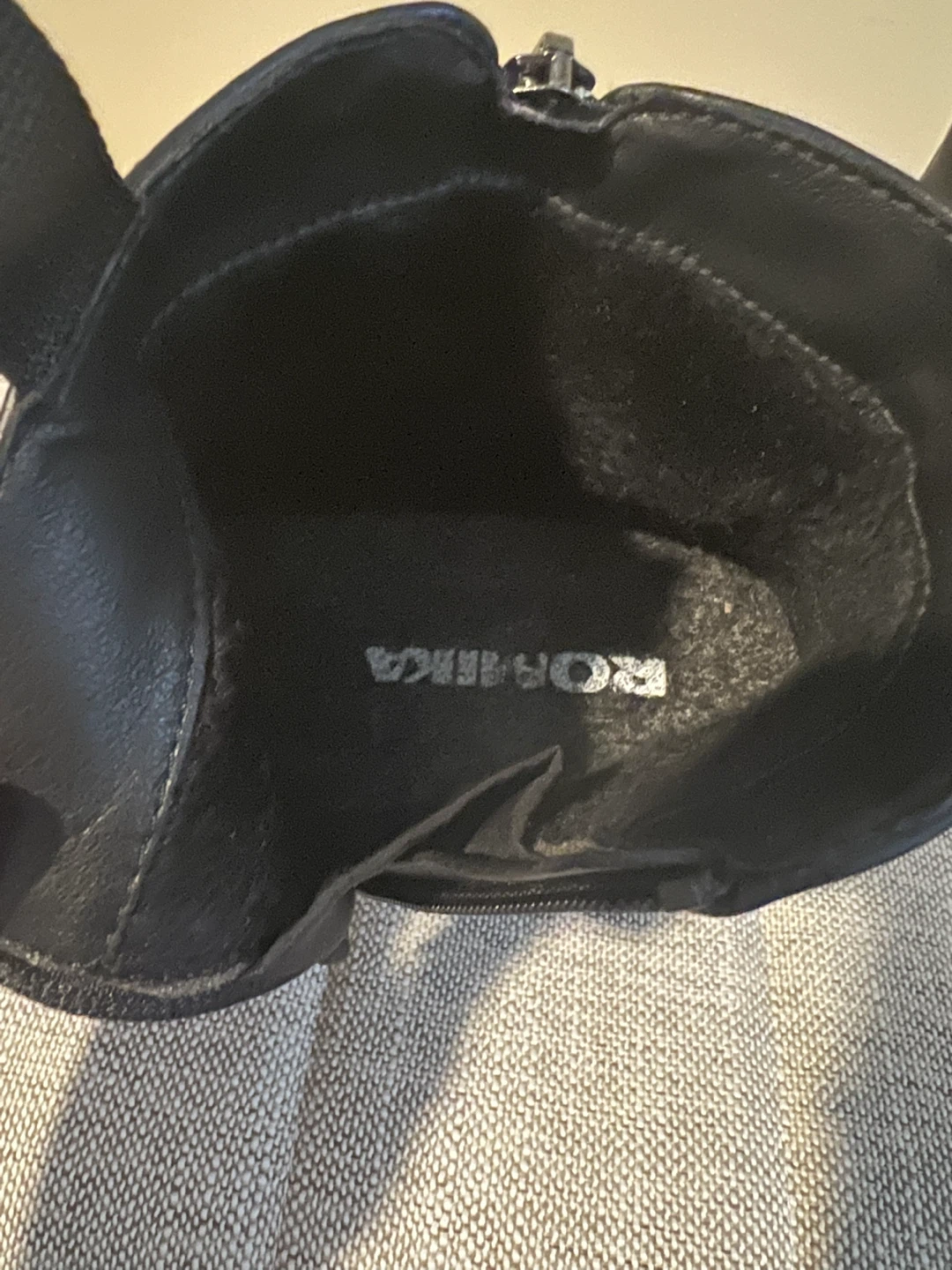 Black Chunky Wedge Ankle Boots – Size 39 - photo 4