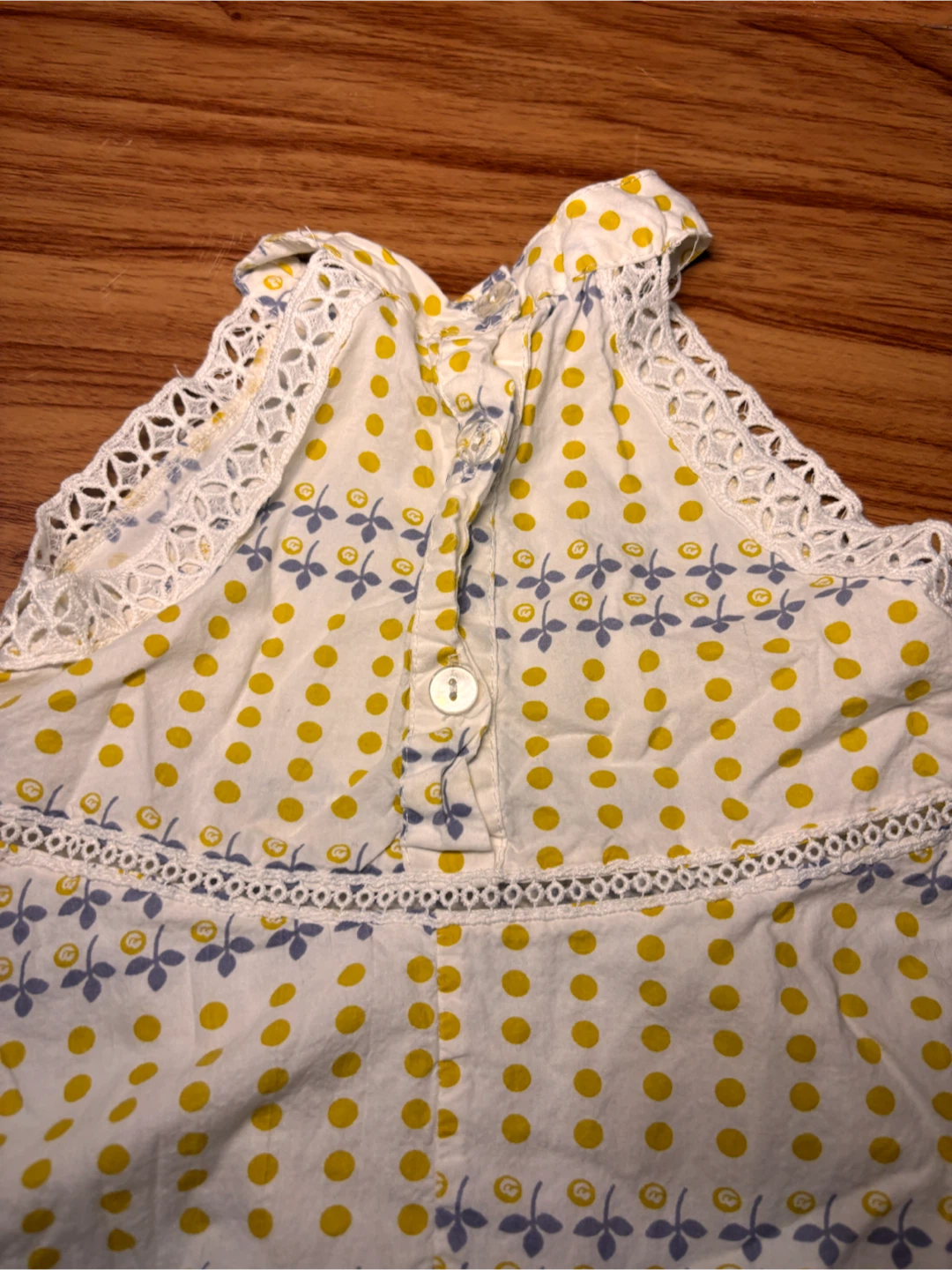 Girls Floral Dot Dress sz12 months - photo 3