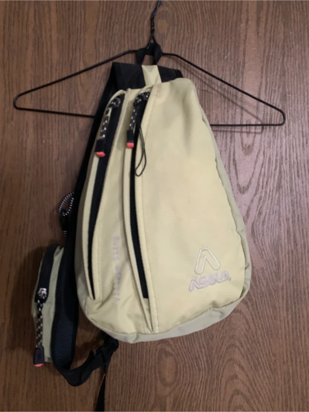 Asolo Sling Backpack - Beige and Black