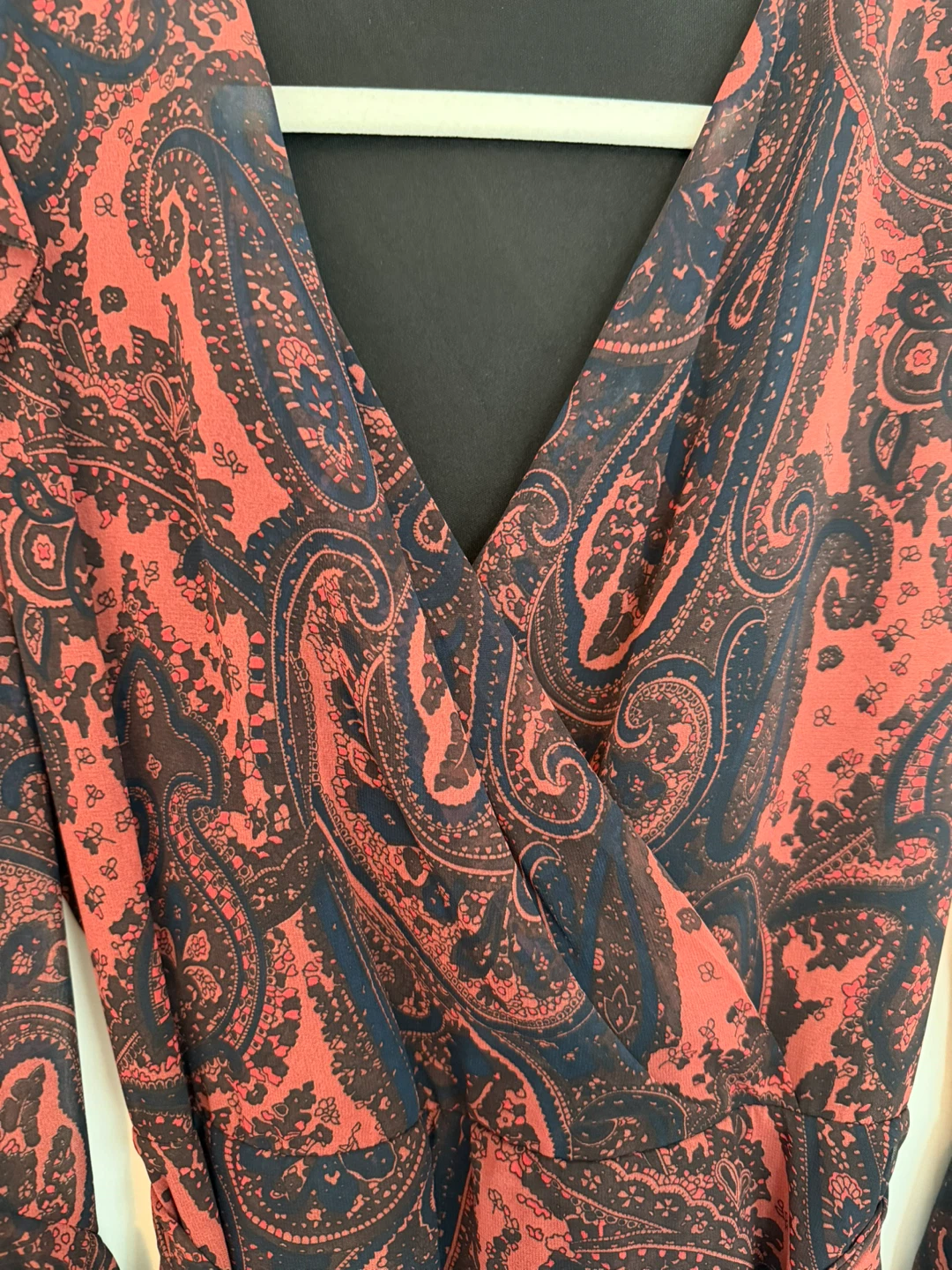 Batik Paisley Wrap Dress - photo 5