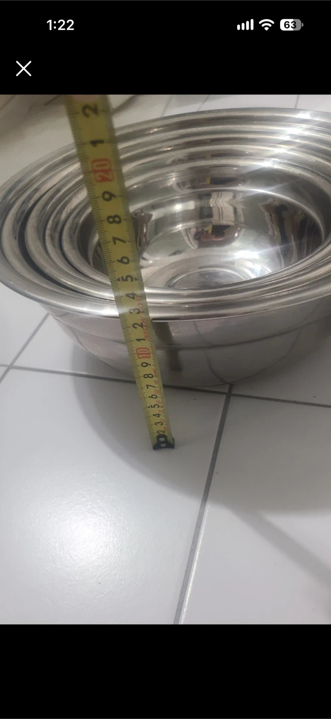 Stainless Steel Mixing Bowl Set - photo 3