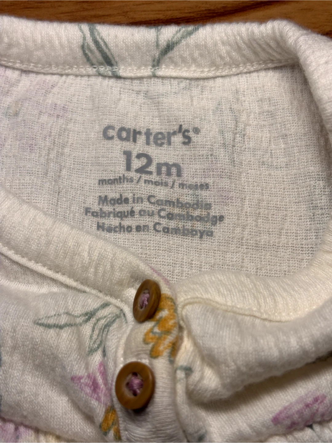 Carter's Floral Dress sz12 months - photo 4