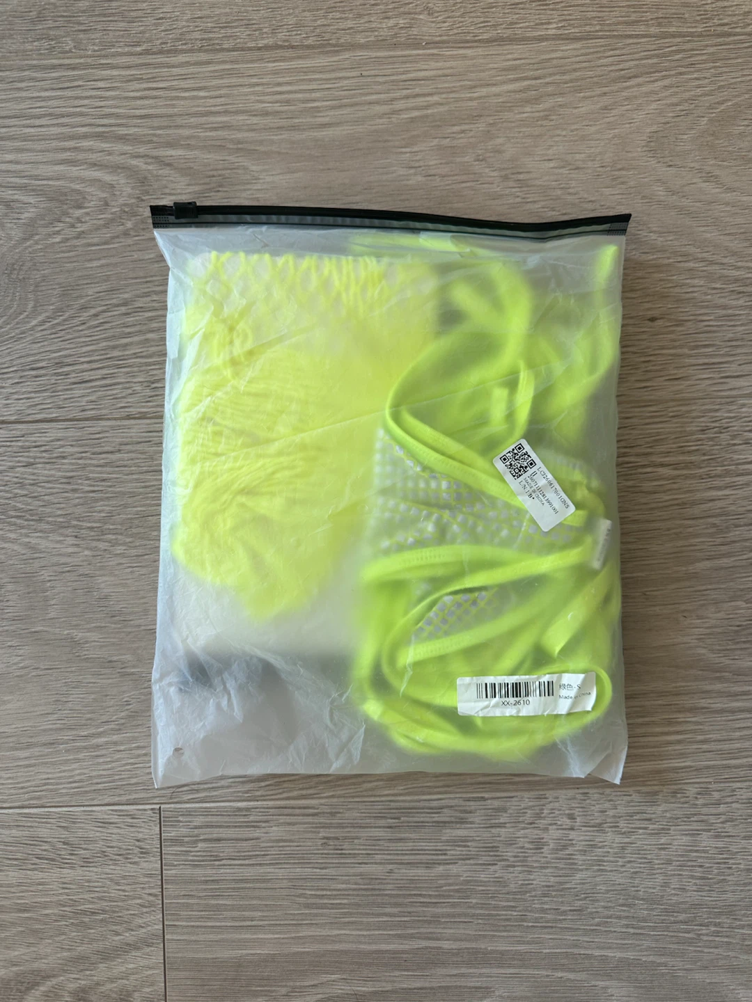 NEW Neon Yellow Mesh Bikini Set - photo 2