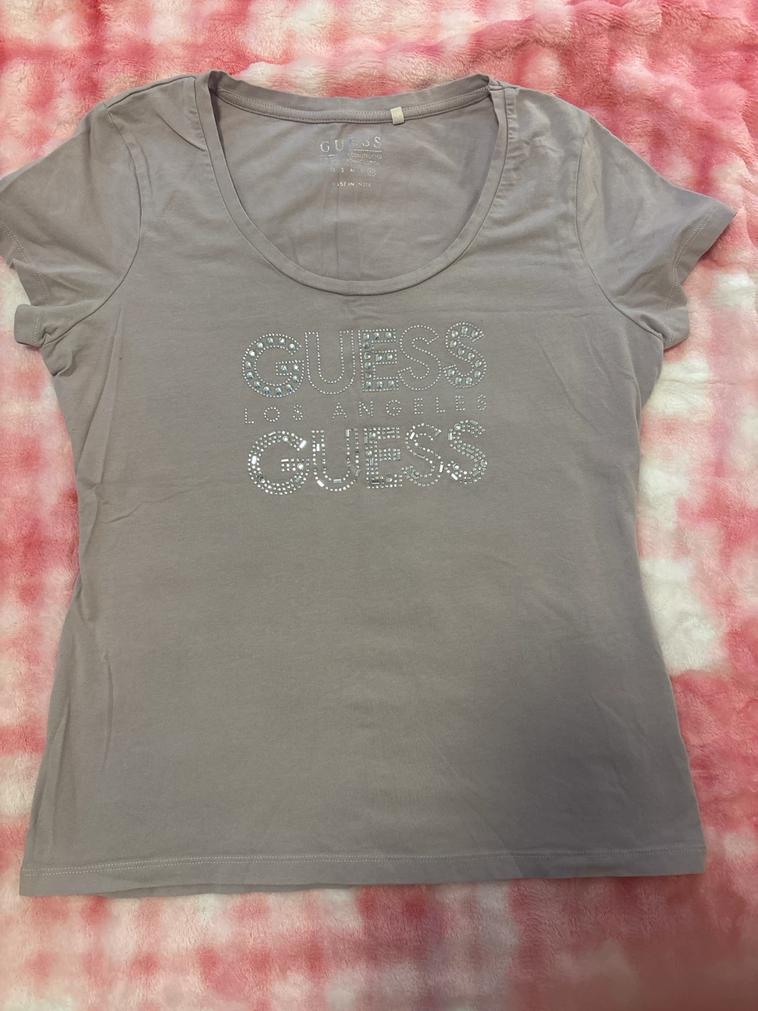 Guess Rhinestone Logo T-Shirt