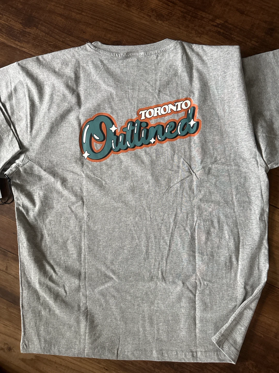 Outlined Toronto Retro Orange T-Shirt - photo 3